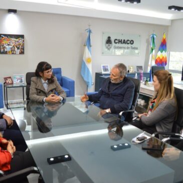 Encuentro con la vicegobernadora del Chaco, antes de la creación de la nueva delegación provincial