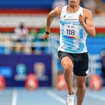 Franco Florio: Récord nacional de 100 metros y medalla de plata en el Sudamericano U23