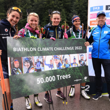 DESAFÍO CLIMÁTICO DEL BIATLÓN COMPLETADO: 50,000 ÁRBOLES PARA PLANTAR