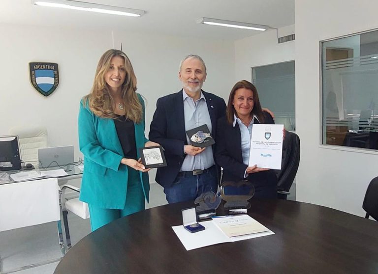 Autoridades de la Confederación Argentina de Deportes se reunieron con autoridades de la Real Federación Española de Salvamento y Socorrismo