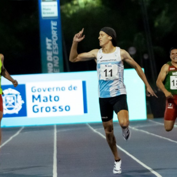 Elian Larregina se trajo de Brasil un histórico trofeo y récord en los 400 metros