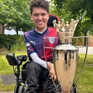 Después de ser campeón de la Premier League, Valentino Zegarelli va por la Champions de Powerchair Football