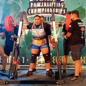 Emilio Mansilla, un gigante del powerlifting argentino