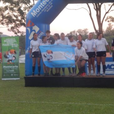 Argentina tuvo una destacada actuación en el Mundial de faustball