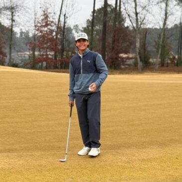 Hermes Quintana, el joven talento del golf que se abre camino en EE.UU