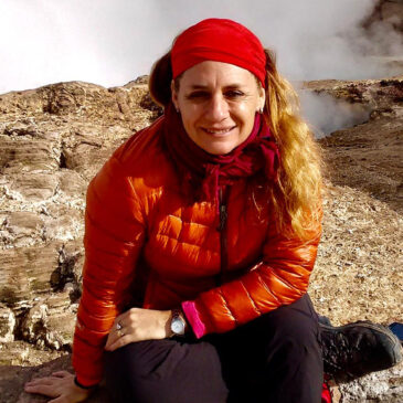 Maria Eugenia Farias, la científica tucumana que descubrió fósiles, quiere cruzar a nado el Rio de la Plata.