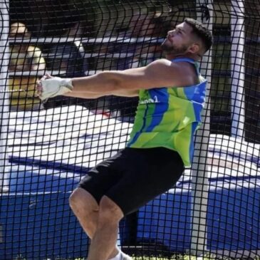 Joaquín Gómez impone un nuevo récord argentino en lanzamiento de martillo