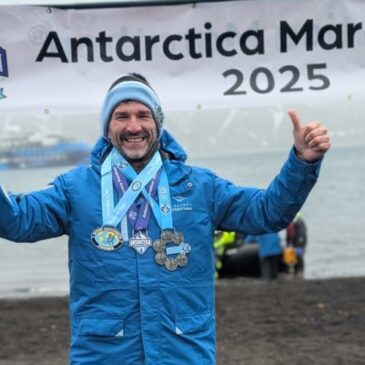 Un santiagueño conquistó la Antártida y cumplió el sueño de correr en los siete continentes