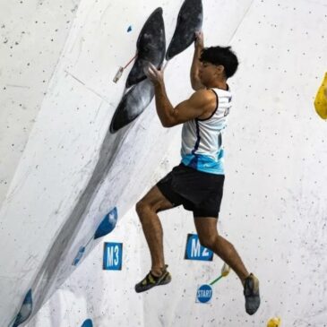 Ariel “Piru” Flores, rumbo a la Copa del Mundo de Escalada
