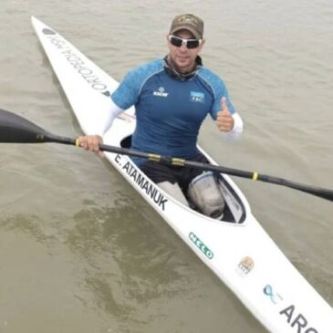 Nueva experiencia para Ariel Atamañuk en un Mundial de canotaje adaptado