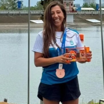 Eugenia De Armas vuelve al podio mundial: bronce en wakeboard freestyle de los World Games