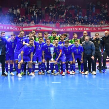 La Selección Argentina de futsal levantó la copa en un torneo amistoso