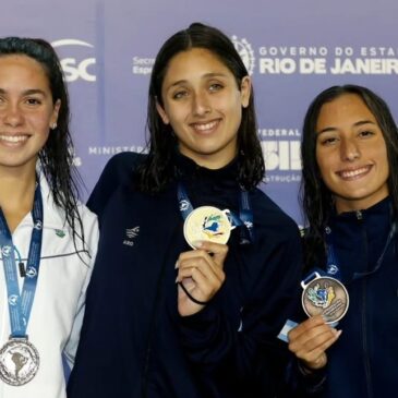 Récords de oros en el Sudamericano Juvenil de natación 