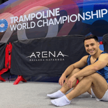 Matías Pacheco hizo historia y fue reconocido como World Class Gymnast en el Mundial de Trampolín