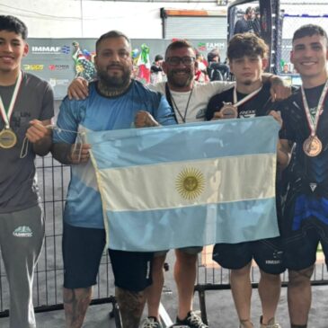 La delegación argentina cosechó 3 medallas en el Panamericano de Artes Marciales Mixtas
