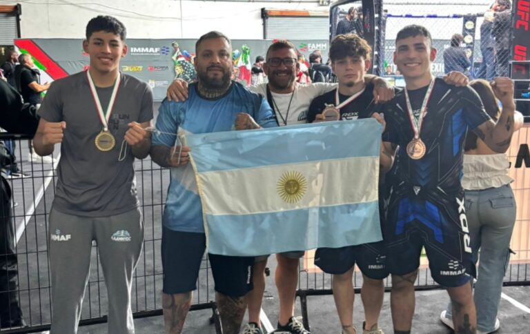 La delegación argentina cosechó 3 medallas en el Panamericano de Artes Marciales Mixtas