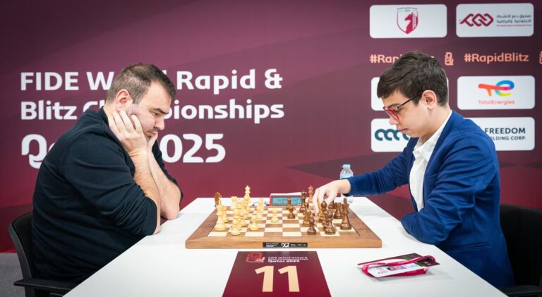 Faustino Oro cerró una sólida actuación en el Mundial de Ajedrez Rápido en Doha