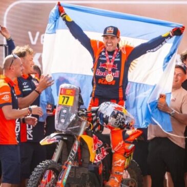 Luciano Benavides hizo historia en el Rally Dakar