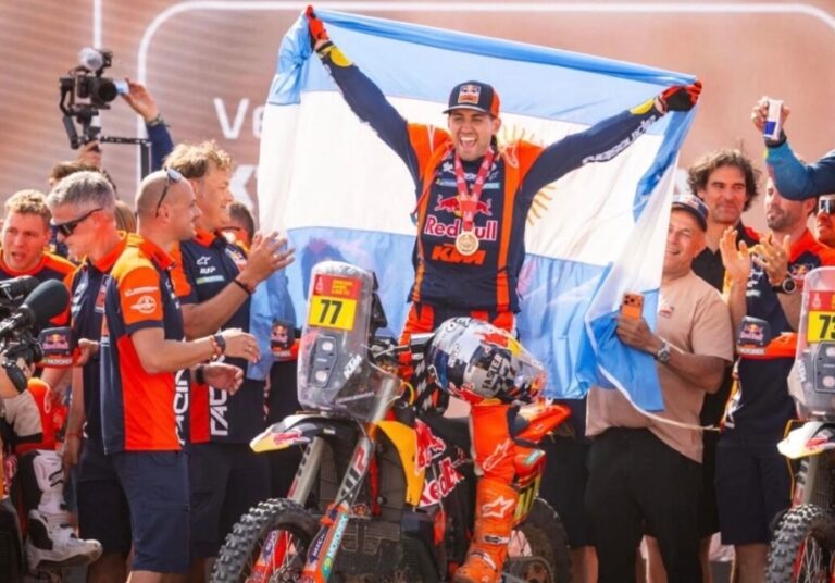 Luciano Benavides hizo historia en el Rally Dakar