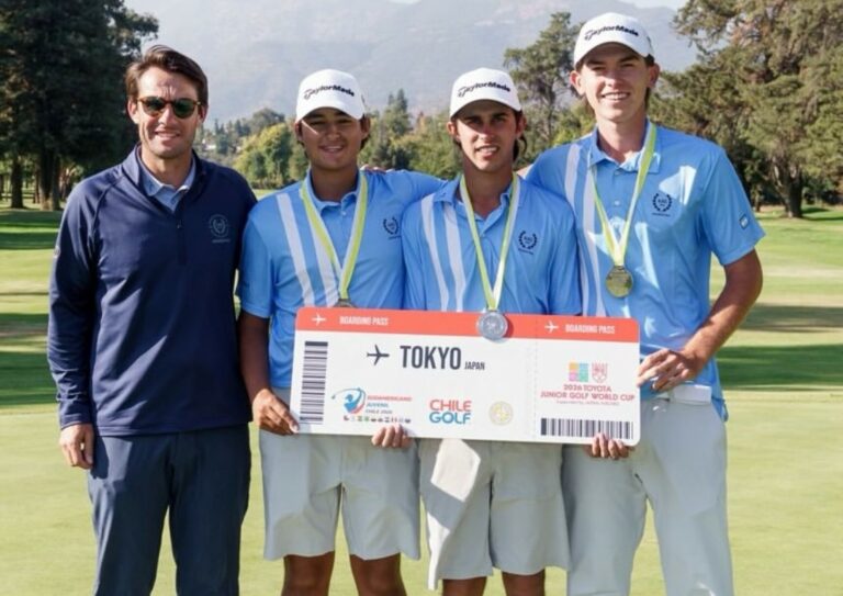 Argentina se quedó con la plata en el Sudamericano Juvenil de golf y clasificó al Mundial de Japón
