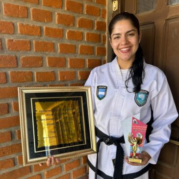 La taekwondista Luciana Álvarez se consagró como la mejor deportista de Jujuy