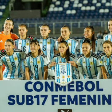 Argentina clasificó al Mundial Sub 17 femenino tras ser subcampeona sudamericana