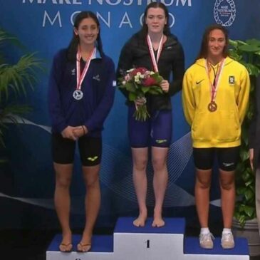 Con apenas 18 años, Agostina Hein se consolida entre las mejores nadadoras del mundo