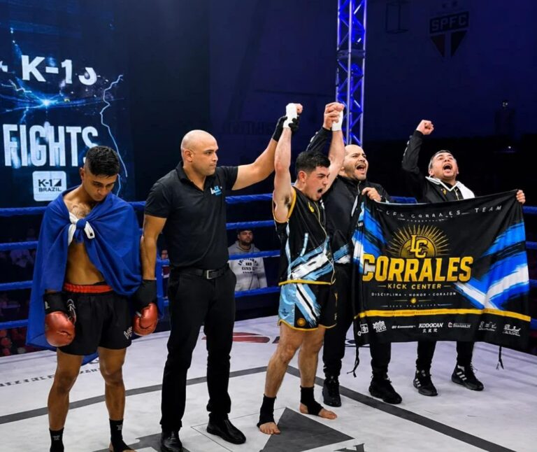 Leo Corrales regresó al K1 profesional con una gran victoria en San Pablo