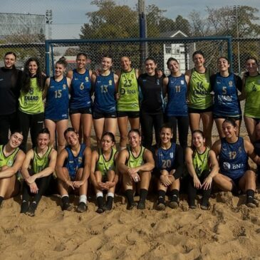 Argentina ya conoce a sus rivales para el Mundial de Beach Handball de Croacia 2026