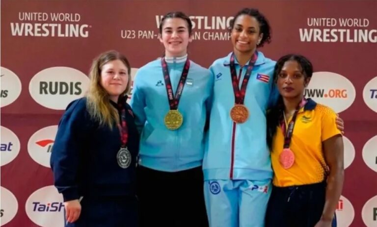 Camila Amarilla conquistó el oro panamericano de lucha en Perú