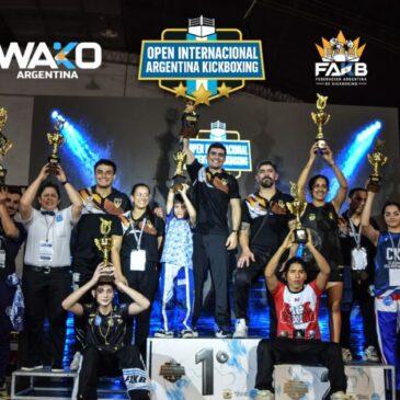 Más de 200 competidores dijeron presente en el Open Internacional de Kickboxing