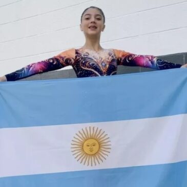 Con solo 13 años, Tiziana Flores clasificó al Mundial de Gimnasia Aeróbica