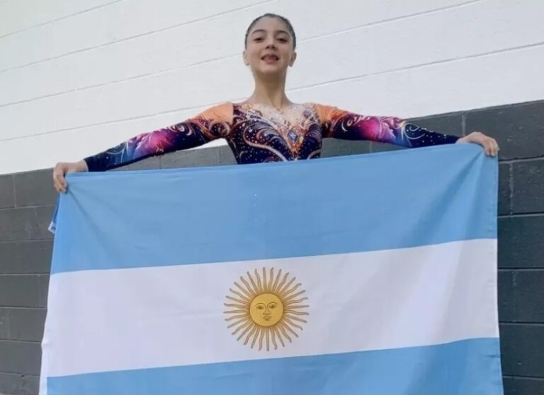 Con solo 13 años, Tiziana Flores clasificó al Mundial de Gimnasia Aeróbica
