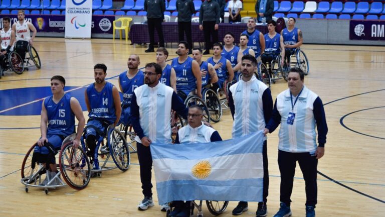 Argentina conquistó la plata en básquet sobre silla de ruedas en Valledupar 2026