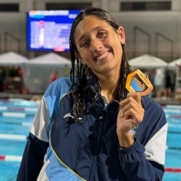 Agostina Hein hizo historia en los Pan Pacific y Argentina volvió a celebrar en la natación