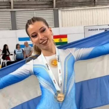 Camila Bertuggia se subió a lo más alto en el Campeonato Sudamericano de patinaje artístico