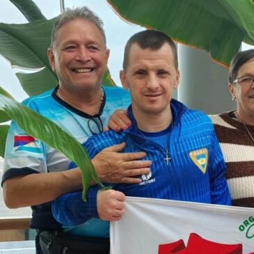René Klettke llevó a Argentina al podio del Mundial de Judo Adaptado