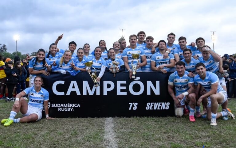 Los Pumas 7’s y Las Yaguaretés hicieron historia con una doble consagración